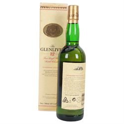 Mixed single malt Scotch whisky, comprising Glenlivet 12 year old, Famous Grouse 10 year old, Glen Grant 5 year old and Glenfiddich Special Reserve, various contents and proof, all with original boxes   