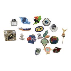 Eighteen 1960s and later Isle of Mann TT enamel badges