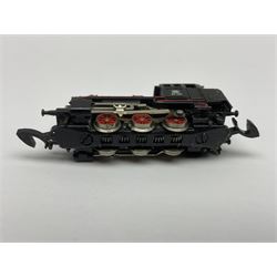 Marklin mini-club 'Z' gauge - DB Diesel Co-Co type locomotive; DB 0-6-0 Rangierlok type shuttle locomotive probably no.8864; and another DB 0-6-0 locomotive probably no.8800; together with an unmarked DB 4-6-2 tender locomotive and DB 2-6-0 tender locomotive; all unboxed (5)