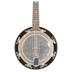 1930s GH & S Melody-Uke Banjolele, L60cm, in fitted hard case