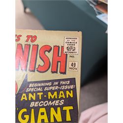Twelve Marvel Silver Age 'Tales to Astonish' comic books, spanning years 1962-1964, comprising issues #28, #36, #37, #38, #42, #45 x 2, #47, #48 x 2, #49 and #51