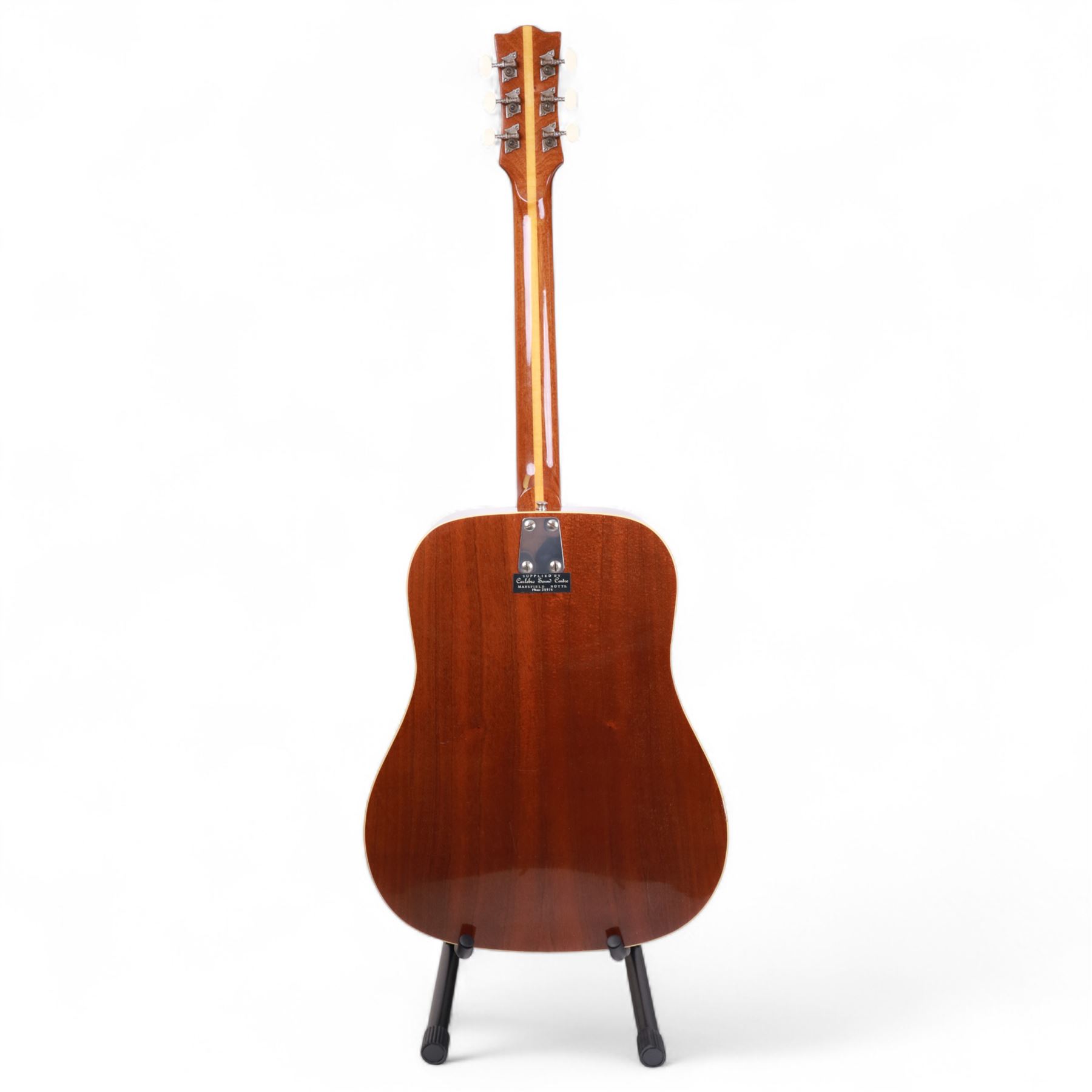 EKO six string acoustic guitar, made in Italy, in Gear4Music soft case, guitar L105cm