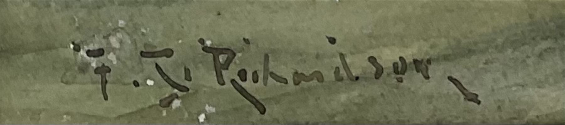 Frederic Stuart Richardson (Staithes Group 1855-1934): 'A Windmill at Rye', watercolour signed 20cm x 27cm 
Provenance: with Savage Fine Art Northampton, label verso