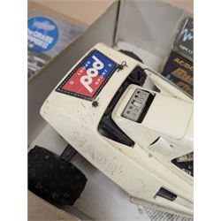 Tamiya 'The Grasshopper' 1:10 scale remote control car, boxed, together with an Acombs Techniplus-a controller, both boxed