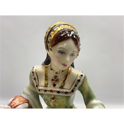 Royal Doulton limited edition Lady Jane Grey figure, HN3680, 2621/5000, H21cm