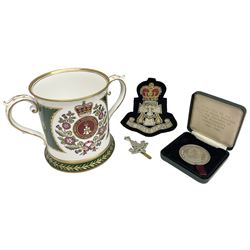 Limited edition Spode Green Howard's twi