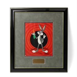 Disney hand-painted limited edition animation Cel 'Classic Bugs', signed by Tom, Bob and C...