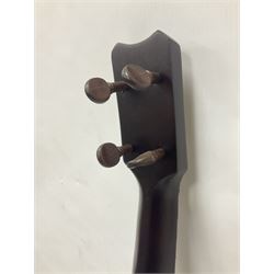 Keech 1920's four string model C Banjulele in its original case