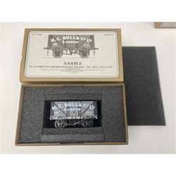 '0' gauge - two Finescale Wagons by Skytrex, SMR2 kit-built and painted for H.C. Bull & Co Ltd; both boxed; and Peco unmade wagon kit in opened packaging (3)