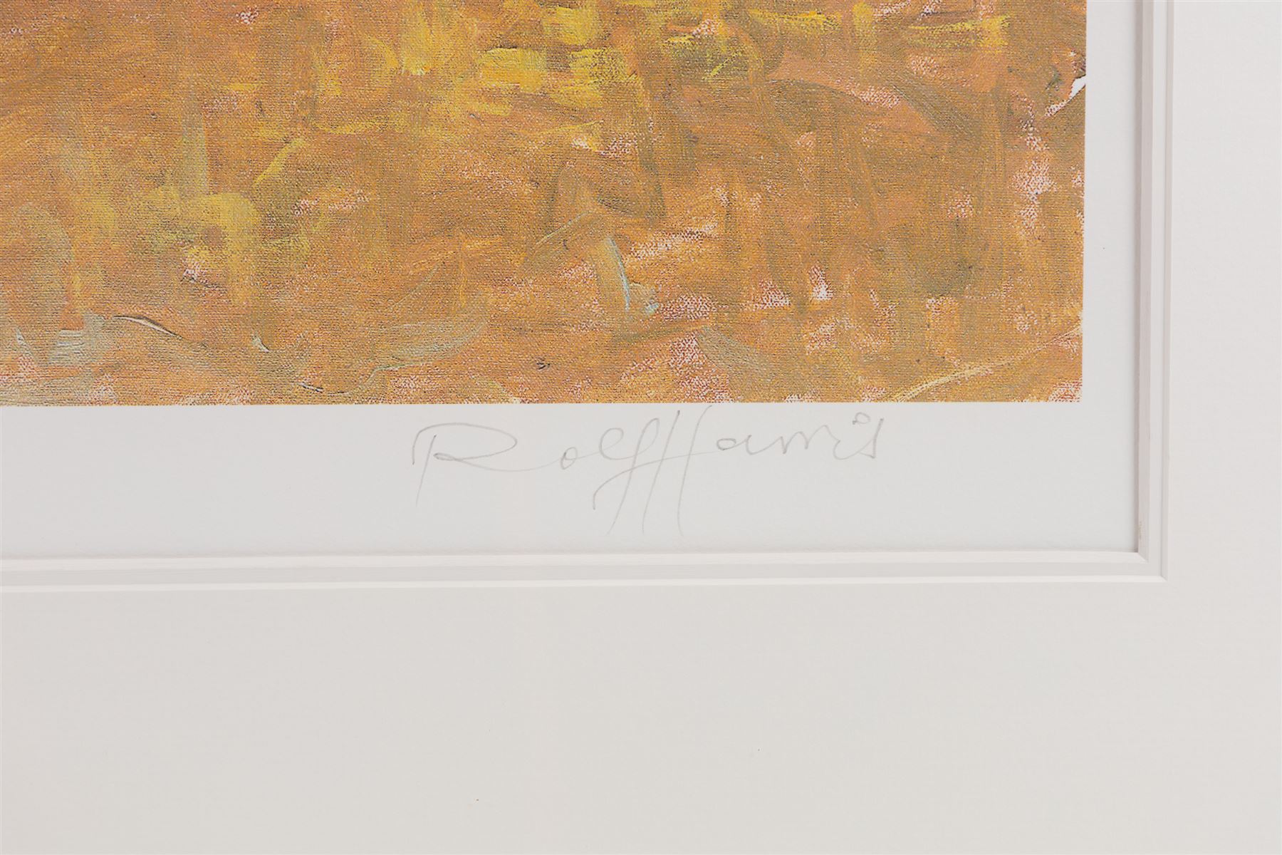 Rolf Harris (Australian 1930-): 'Sunrise - Taj Mahal' 'Rolf on Art - Monet' and 'Rolf on Art - Van Gogh', set of three limited edition giclee prints signed and numbered respectively, largest Sunflowers 66cm x 49cm (3)