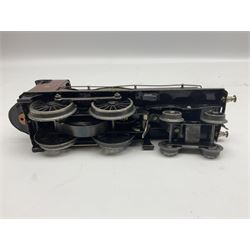 Bassett-Lowke '0' gauge - clockwork 4-4-0 locomotive 'Duke of York' No.1931 with tender, lithographed LMS crimson/black; original box with key