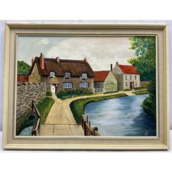 Tom Purt (British 20th century): Scarborough North and South Bays, and Thornton-le-Dale, three oils on canvas and board, variously signed and dated, two 40cm x 60cm, the latter 29cm x 40cm (3)