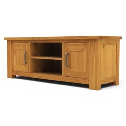 Contemporary oak media or television unit