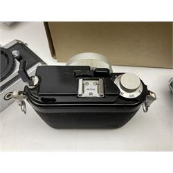 Nikon F-401 camera body, serial no. 2064766, together with Nikon Shutter Speed range, serial no.106395, and other Nikon equipment and camera bodies 