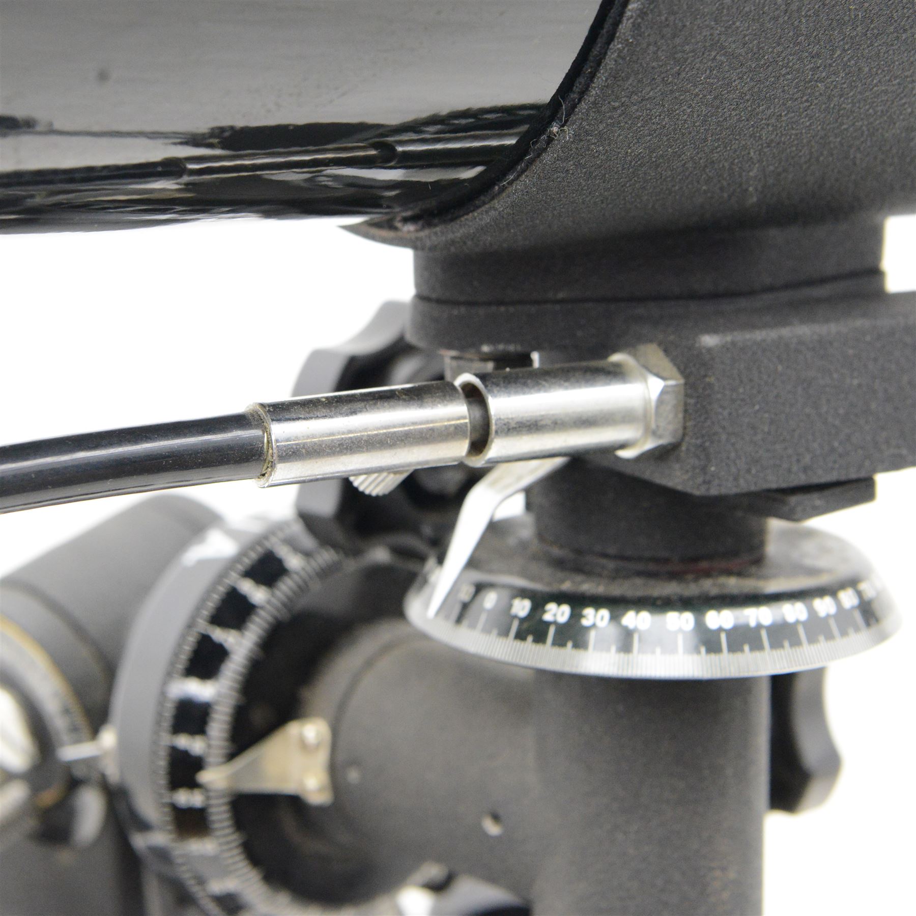 Tasco reflector telescope, model no. 302012, with equatorial mount