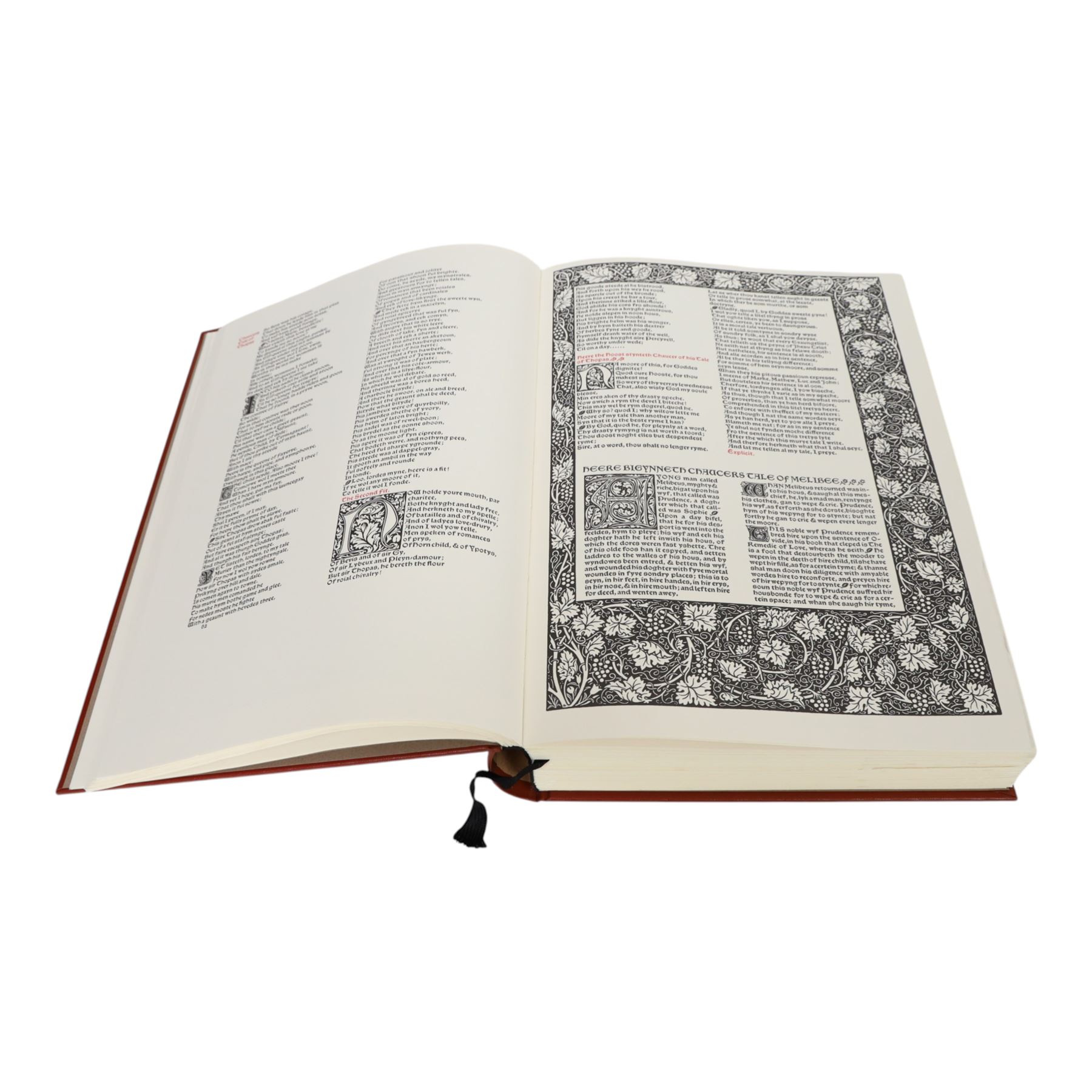 William Peterson: The Works of Geoffrey Chaucer, The Kelmscott Chaucer, Folio Society hardback in slipcase