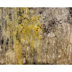 Richard Blades (Scarborough 1963-): 'Autumn's End', acrylic on linen, signed and titled ve...