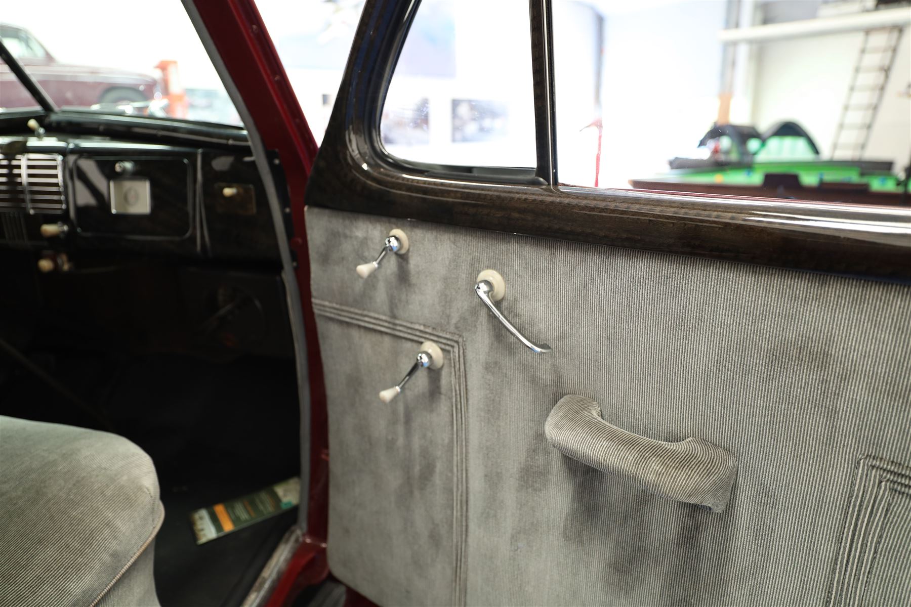 1937 Buick Special Sport Coupe

Registration: LXS 932
Serial number: 744273817
Engine: 4,064cc straight-eight petrol
Odometer reading: 6,476 miles
Steering: Left-hand drive
Colour: Deep maroon
V5C: Present
Keys: One

From the Estate of the late John Sils.

A striking 1937 Buick Special Sport Coupe, finished in deep maroon and manufactured at the General Motors plant in Oshawa, Ontario, Canada.

The Buick Special formed part of the marque’s Series 40 range and combined dramatic period styling with Buick’s smooth 248cu in, approximately 4,064cc, straight-eight engine. The Sport Coupe was among several body styles offered for 1937 and is distinguished by its sweeping wings, prominent vertical grille, split windscreen and enclosed rear luggage compartment.

This example was imported into the United Kingdom and first registered here in November 2019, receiving the registration LXS 932. The odometer displays 6,476 miles, although this mileage has not been independently verified.

The car is very well presented throughout, with excellent deep-maroon paintwork, extensive brightwork and a highly detailed period Art Deco interior featuring its dashboard, centrally mounted ventilation grille, original-style instrumentation and controls. The luggage compartment is neatly trimmed and incorporates a securely mounted spare wheel beneath a raised floor.

The underside also presents particularly well, appearing clean and extensively finished in black, with the chassis, suspension, axles and associated components showing evidence of careful restoration and ongoing maintenance.

Overall, this is an impressive and imposing pre-war Buick, presented in very good condition throughout.

Features

• Canadian-built Buick Special Sport Coupe
• Manufactured at General Motors, Oshawa, Ontario
• 4,064cc straight-eight engine
• Left-hand drive
• Deep-maroon exterior finish
• Extensive chrome brightwork
• Split windscreen
• Period Art Deco interior
• Original-style dashboard and instrumentation
• Dashboard-mounted clock
• Front bench seating
• Enclosed rear luggage compartment
• Underfloor spare wheel
• UK registered since November 2019
• V5C present
• One key

Condition

Presented in very good condition throughout, with excellent paintwork and a clean, highly detailed underside.

This vehicle forms part of the Estate of the late John Sills and is offered for sale by the Executors, providing a genuine reason for sale.