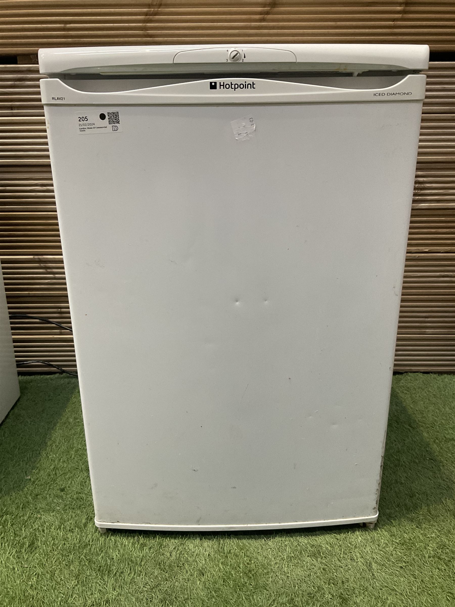 Hotpoint RLAV21 under counter fridge  - THIS LOT IS TO BE COLLECTED BY APPOINTMENT FROM DUGGLEBY STORAGE, GREAT HILL, EASTFIELD, SCARBOROUGH, YO11 3TX