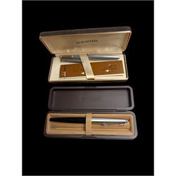 Sheaffer fountain pen with 14ct gold nib and a Parker fountain pen