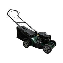 Atco Quattro 16s petrol lawn mower, powered by stigma ST140 petrol engine lawn mower