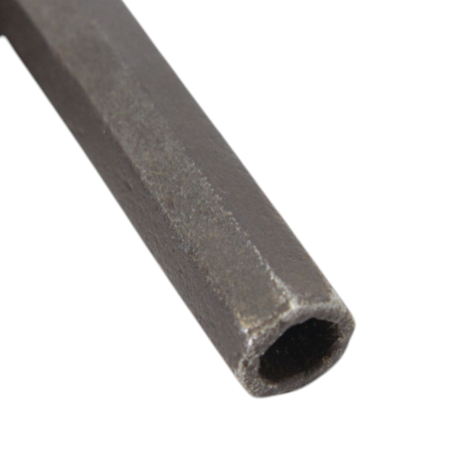 19th century Belgian pinfire six-shot revolver with folding trigger and wooden grip, L18cm 