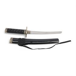  Ancient Warrior Wakizashi and Tanto Blade Set, together with two reproduction Indian swords, together with two daggers