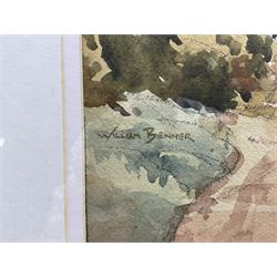 William Roger Benner (British 1884-1964): 'Parham - Suffolk', watercolour signed, titled verso 33cm x 46cm