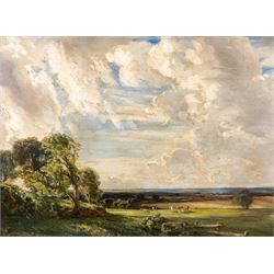 Arthur A Friedenson (Staithes Group 1872-1955): 'Clouds - A Dorset Landscape', oil on canv...