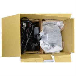 Canon EOS 77D camera body serial no. 193071005589, with a Canon EFS 18-200mm f/3 5-5.6 IS lens and a Sigma 10-20mm F4-5.6 EX DC lens, Canon extension tube, three Canon lens hoods, all boxed, with a Lowepro camera bag