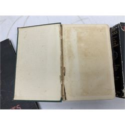 Hitler Adolf: Mein Kampf. The original edition entirely unexpurgated in eighteen parts by Hutchinson & Co. in association with Hurst & Blackett; Hart Capt. B.H. Liddell: The Tanks - History of the Royal Tank Regiment. 1959. Two volumes with dustjackets; The History of the London Rifle Brigade 1859-1919. London 1921; and Covenants With Death. Daily Express Publication. 1934