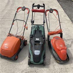 Bosch  Rotak 650 and Flymo lawnmower and garden rake - THIS LOT IS TO BE COLLECTED BY APPOINTMENT FROM DUGGLEBY STORAGE, GREAT HILL, EASTFIELD, SCARBOROUGH, YO11 3TX