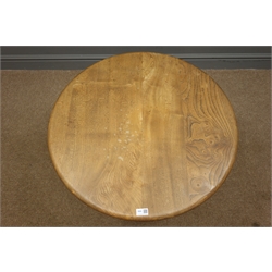  Ercol circular coffee table, D74cm, H46cm  