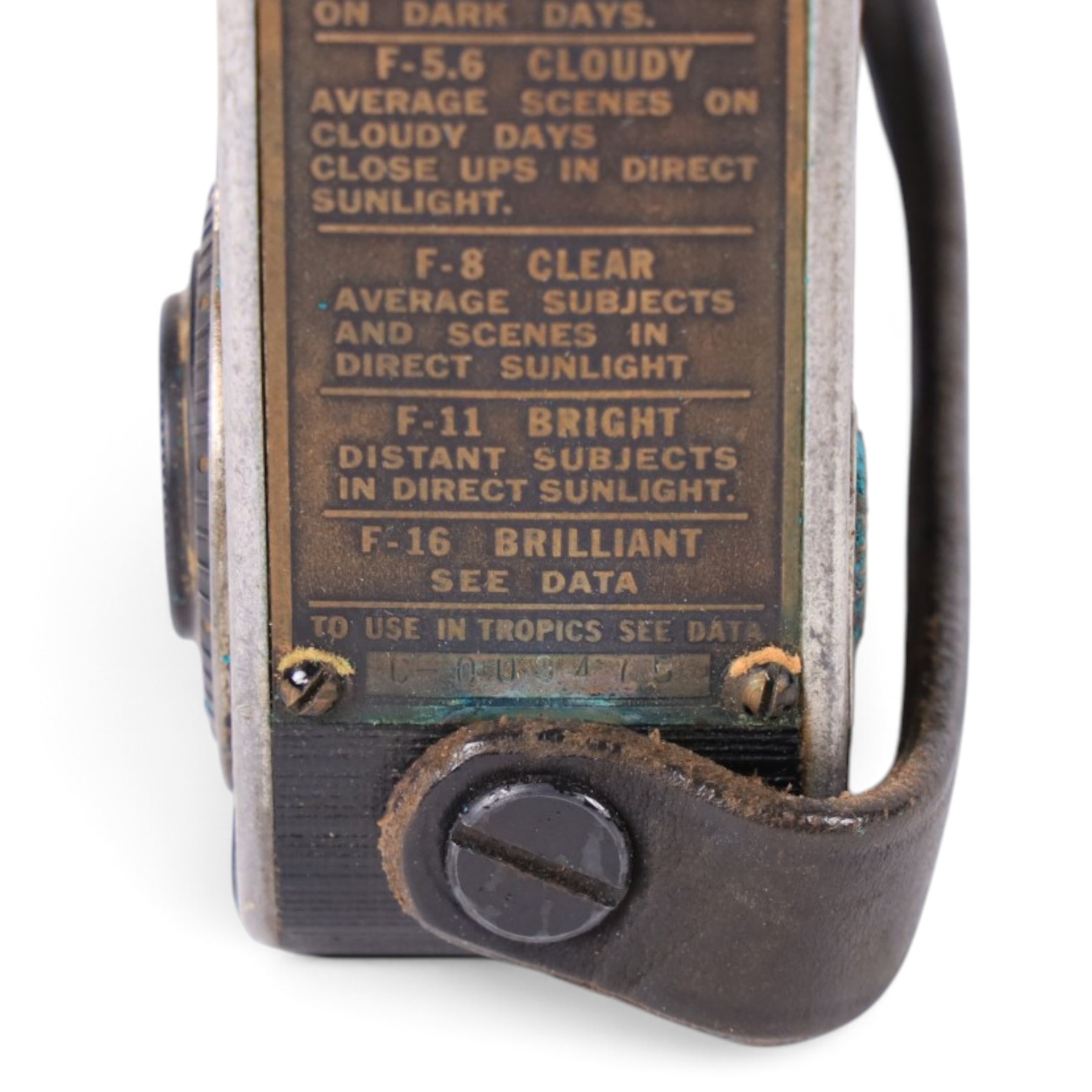 Simplex Pockette 16mm Movie Camera, serial no. C-009475, with case