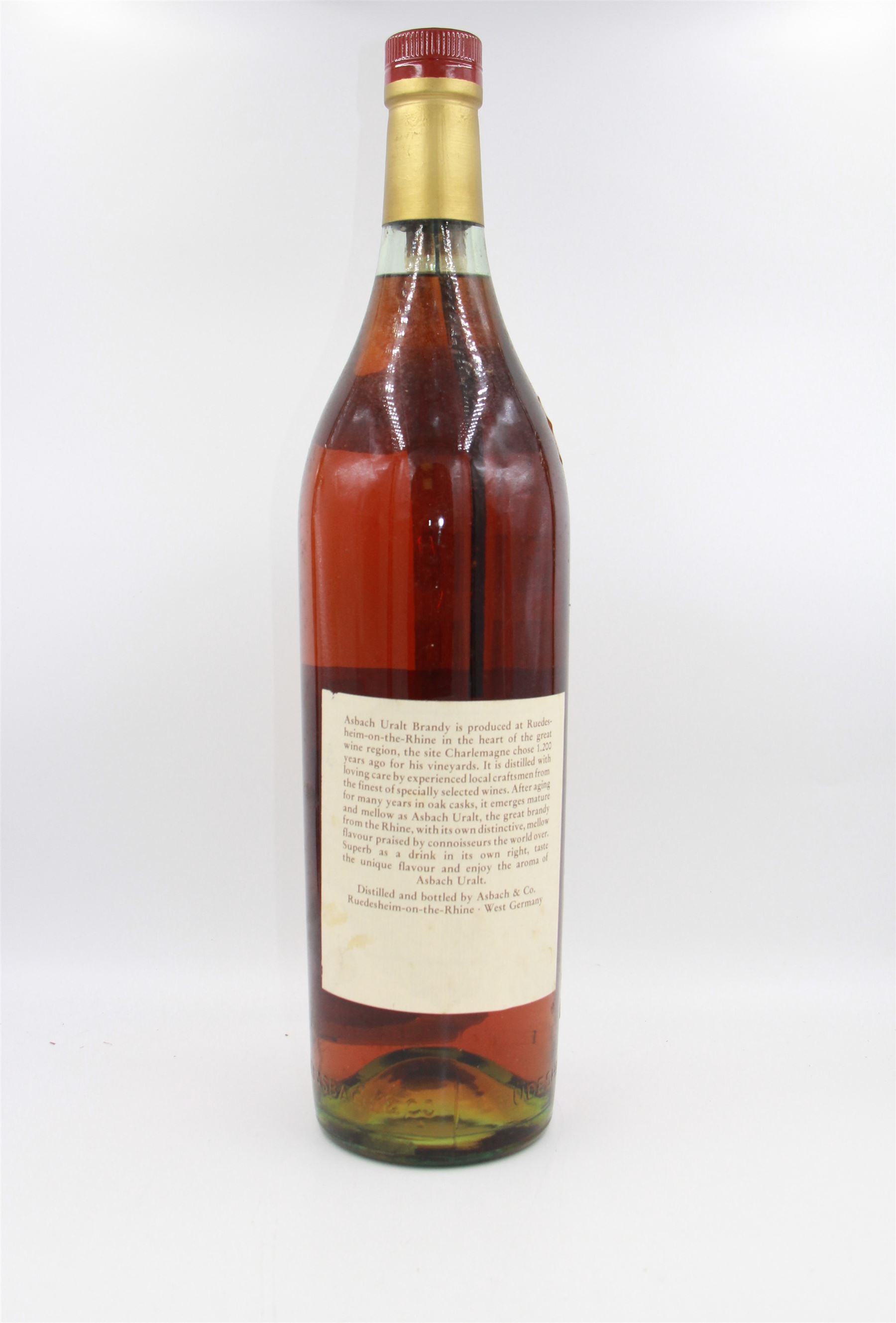 Asbach Uralt brandy, produced for NAAFI Stores for HM Forces, 3 litres, unknown proof, in original presentation box  