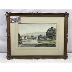 Walter Cecil Horsnell (British 1911-1997): Yorkshire Village Scenes, pair watercolours signed 31cm x 50cm (2)