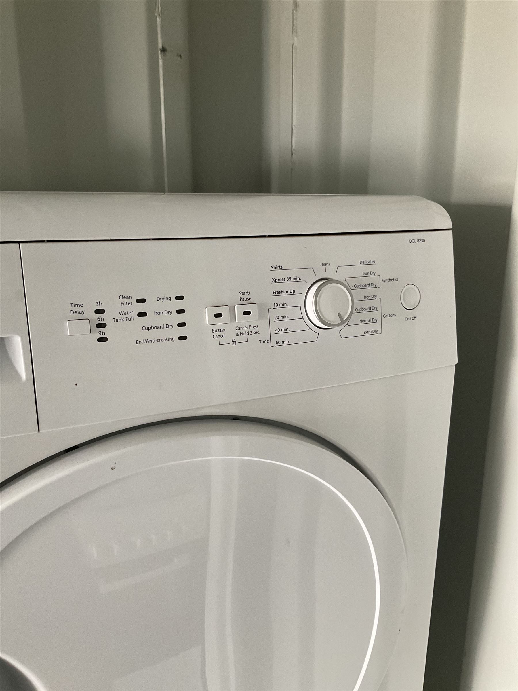 Beko DCU 8230 condenser tumble dryer  - THIS LOT IS TO BE COLLECTED BY APPOINTMENT FROM DUGGLEBY STORAGE, GREAT HILL, EASTFIELD, SCARBOROUGH, YO11 3TX