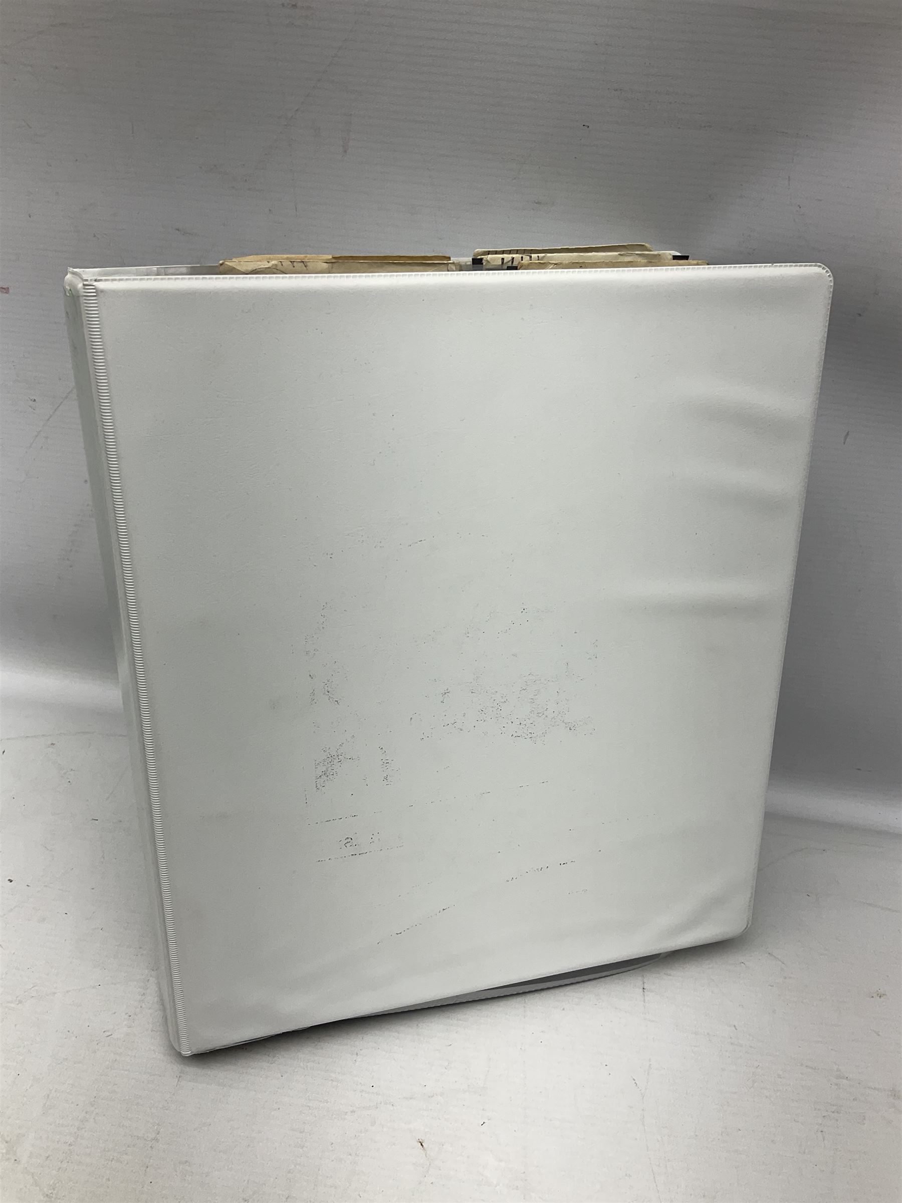 Queen Victoria and later Great British and World postal history, including postal stationary, mourning covers, QV Natal one penny stamps on cover, registered letters, postmark interest etc, housed in a ring binder folder