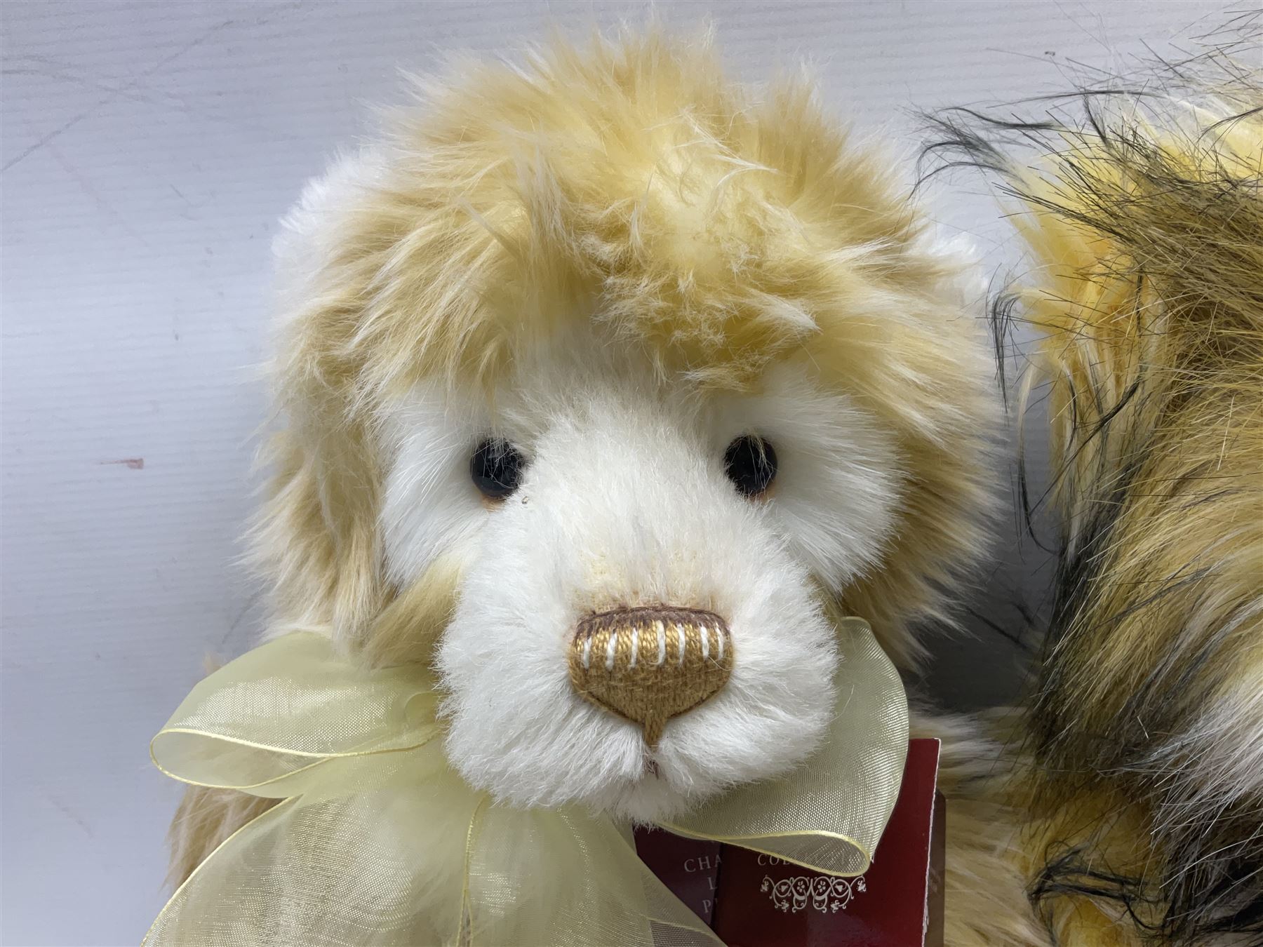 Charlie Bears - limited edition Plumo Collection 'Anke' CB191959A, limited to 3000; 'Cheese Whizz' CB202040C; and 'Cotton Candy' CB202040A; all with labels (3)