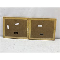 L Vallance (British early 20th century): Highland Landscapes, pair watercolours signed 17cm x 25cm (2)