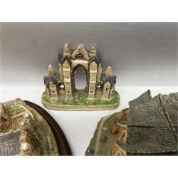 Sixteen Lilliput Lanes,to include, York Minster, St Patrick's Church, Convent in the Wood, St Stephens Church etc, tallest H16cm 