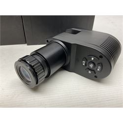 Four shooting accessories - Riflescope 3-9 x 50 scope; Digital Trail Camera; Megaorei M3 night sight add on; and Logan Gun Lamp; all boxed (4)