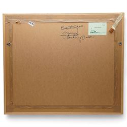 Ashley Jackson (Yorkshire 1940-): 'Surprise Video - Threshfield', watercolour signed, titled on accompanying certificate of authenticity 41cm x 55cm
Provenance: Purchased directly from the artist as part of his TV series 'A Brush with Ashley'