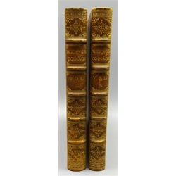  Ruding Rev R. : Annals of the Coinage of Great Britain. 1840. Third Edition. Two volumes. Full calf binding with gilt panelled spines, marbled end papers and all edges gilt, 2vols  