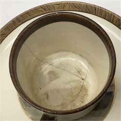 W.T. Copeland & Sons solely for Soane & Smith ltc,  four hunt scene coffee cans and three saucers Rd 691240