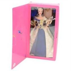 Seven Mattel Collector's Edition Barbie dolls, including Great Eras Victorian Lady, Great Eras Elizabethan Queen, Great Eras Medieval Barbie, Victorian Ice Skater, Avon Mrs PFE Albee Barbie, Hallmark Special Edition Fair Valentine, Secret of the Three Tearpdrops, five boxed