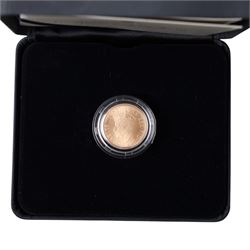 The Royal Mint United Kingdom 2023 'The Coronation of His Majesty King Charles III Celebration' gold brilliant uncirculated full sovereign coin, struck on the day, from an edition of 1250, cased and boxed with certificate