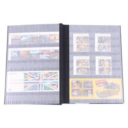 Queen Elizabeth II mint decimal stamps in one folder, face value of usable postage approximately 650 GBP