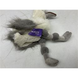 Charlie Bears - limited edition Minimo Collection 'Cappuccino' No.184/1000 and 'Espresso' No.21/1000; each with labels and complete with purpose made ceramic cups and saucers; Bearhouse emu; and Alpaca Collection teddy bear No.5800S (4)