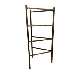 Late 19th century French pine drying rac